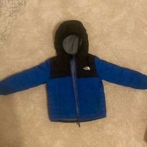 Reversible Blue Northface Toddler Bambin Jacket size 4T